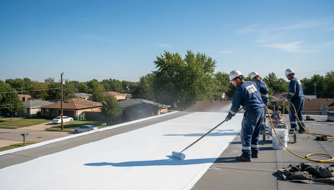 Commercial roof coating in Perryville, MO near me